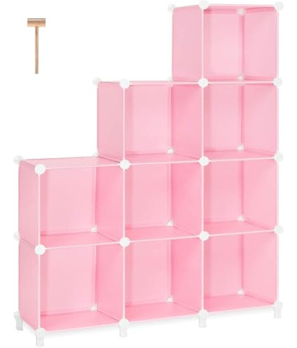 Organizador Cubos Tomcare 9-cubos Rosa Para Closet Y Oficina