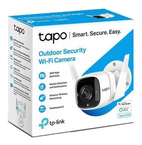 Camara Tp-link Tapo Ip C310 Para Exterior Wifi Fhd 1080p Sd