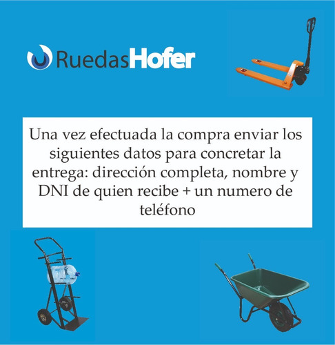 Imagen 5 de 5 de Carro Para Tambores De 200 Lts 2 Ruedas De 175mm