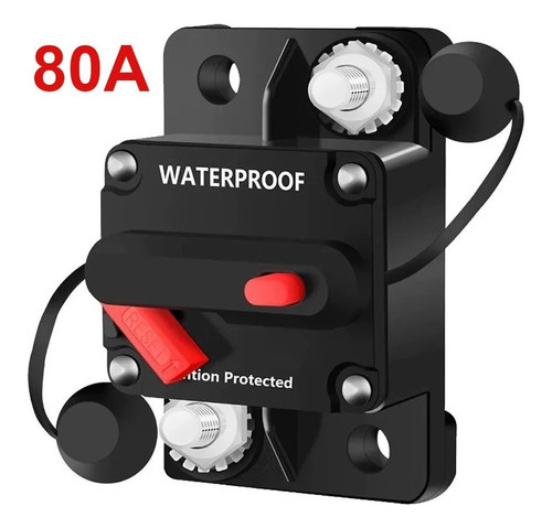 Disjuntor Automático Prova D'água Guincho Barco Jet Ski 80 A
