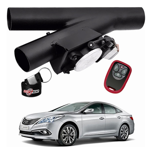 Difusor Escapamento Sport Universal Carbono Hyundai Azera