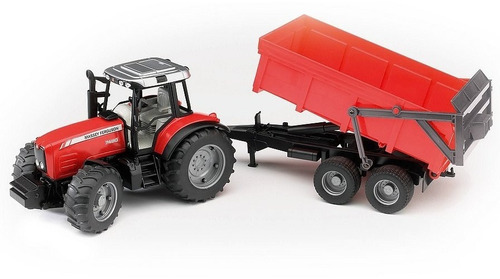 Massey Ferguson 7480 Con Trailer - Bruder Personaje Foto