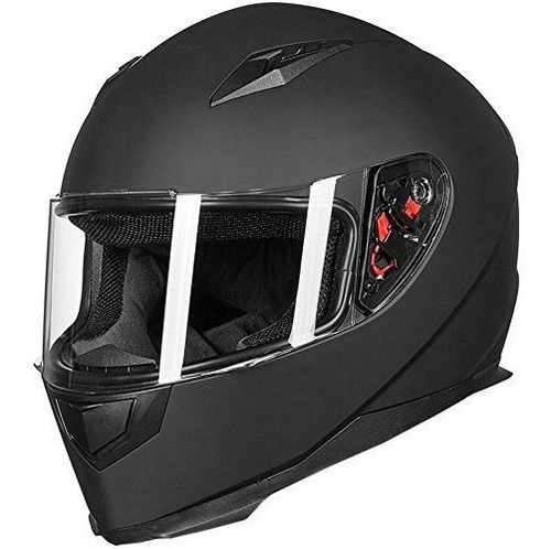 Casco Integral Para Motocicleta Con Bufanda Extraible Para E