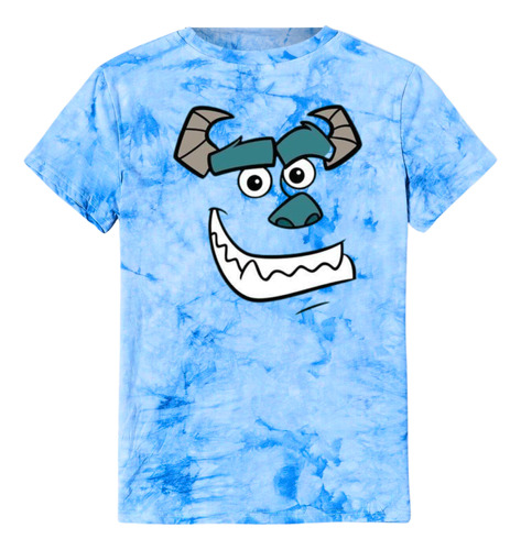 Camiseta Monsters Inc Sully Aesthetic Tie Dye Playera