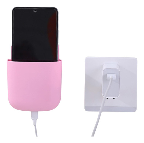 3 Soportes Rosa Porta Celular Control Pared Adhesivo Cargar