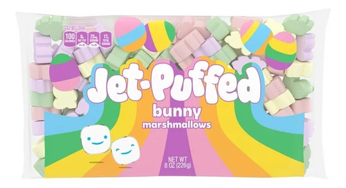 Malvaviscos De Conejitos Pascua Jet-puffed Bunny Marshmallow