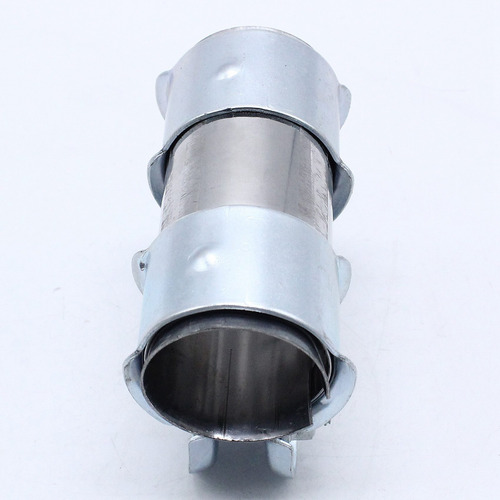 Sistema De Escape De Doble Abrazadera Con Conector De Tubo D