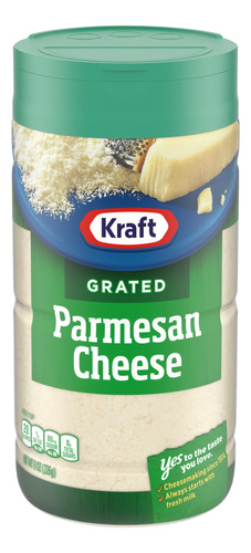 Kraft Coctelera De Queso Parmesano 100% Rallado (botella De