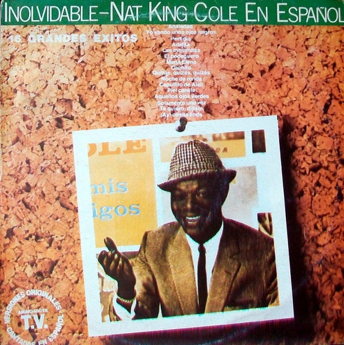 Nat King Cole - Inolvidable (en Español) (vinilo Usado)
