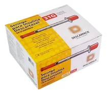 Comprar Seringa Insulina Agulha 6,0x0,25mm 31g C\u002F 100un - Descarpack