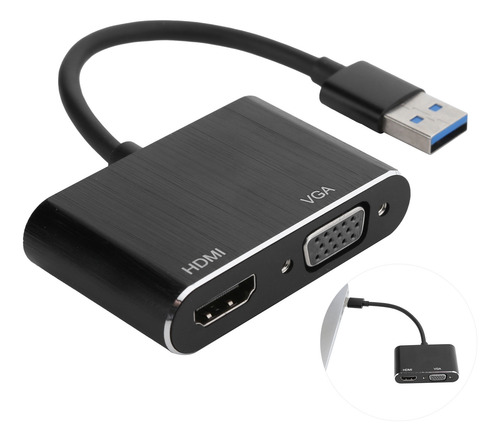 Adaptador De Pantalla Usb 3.0 A Vga/hdmi