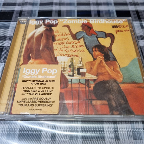 Iggy Pop - Zombie Birdhouse - Cd Importado Nuevo Cerrado 
