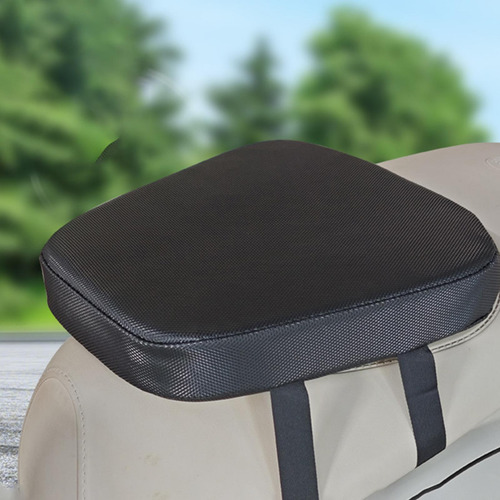 Cojín De Asiento De Motocicleta 34 X 34,5 X 5 Cm Negro
