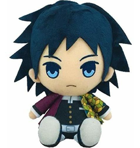 Bandai Demon Slayer Kimetsu No Yaiba Chibi Plush - Giyu Tomi