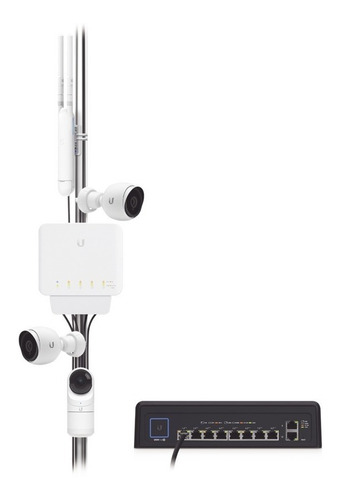 Switch Unifi Flex Para Exterior Ip55 De 5 Puertos