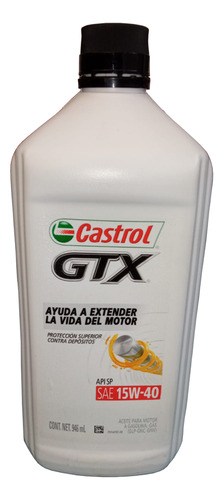 Aceite Para Motor Gtx 15w40 Multigrado (1 Pza) Litro