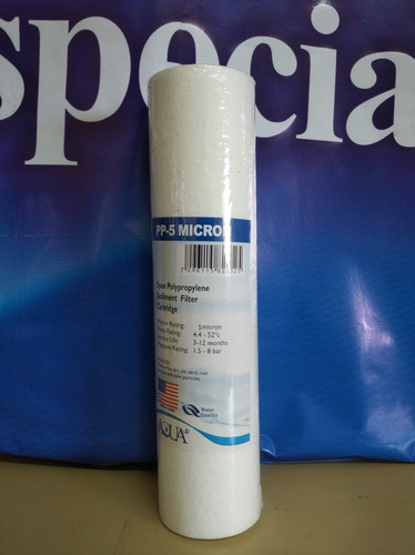 Imagen 2 de 2 de Filtro Cartucho De Sedimento 10x2,5 5 Micras Osmosis Inversa
