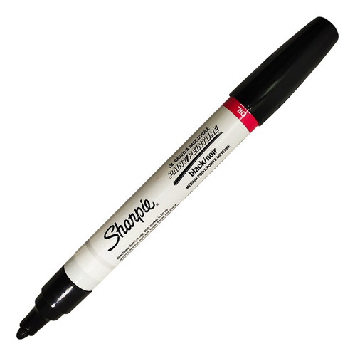Marcador Permanente Sharpie Paint Negro 3 Mm Bala 36 Piezas