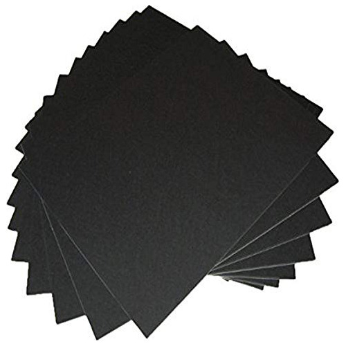 100 8x10 Sin Cortar Mat Matboard Color Negro