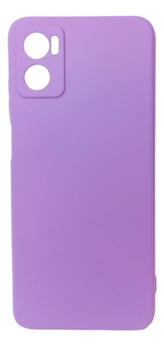 Funda Silicona Cubre Camara Con Felpa Para Moto E22 E22i