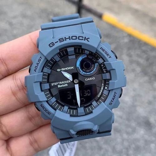 Reloj Casio G Shock De Hombre E-watch Correa Azul Grisáceo