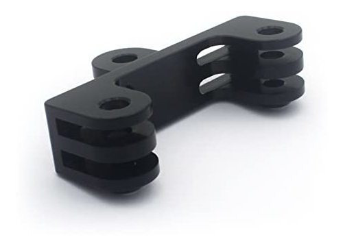 Imagen 4 de 6 de Adaptador De Doble Montaje De Aluminio Para Gopro Hero 11/10