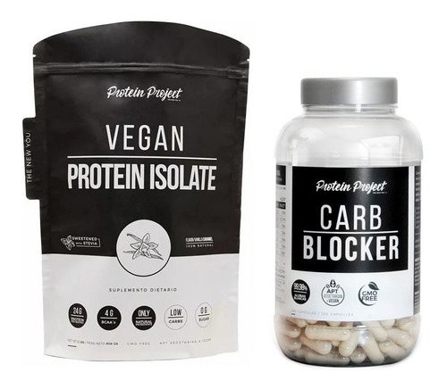 Vegan Pea Isolate Protein Project Vegana + Carbo Bloqueador