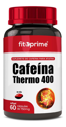 Cafeína Thermo 400 Com 60 Cápsulas Fitoprime