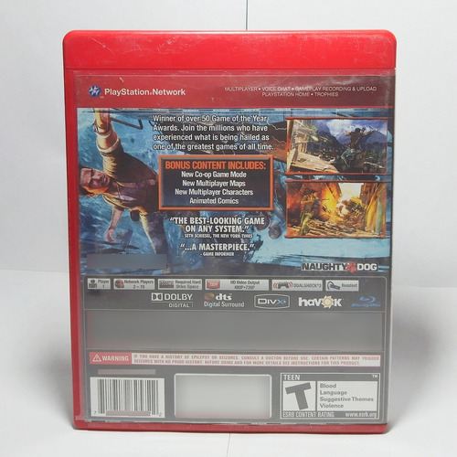 Uncharted 2: Among Thieves Ps Game Of The Year Edition (Usado)