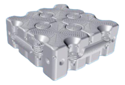 Pier Plataforma Flutuante Pierplas® 1,0m X 1,0m Modular