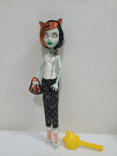 Monster High Scarah Screams Freaky Fusion Monster High Matte (Usado)