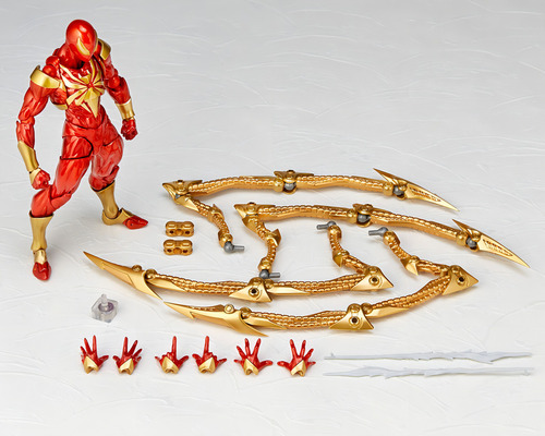 Amazing Yamaguchi Revoltech Iron Spiderman Original (Usado)