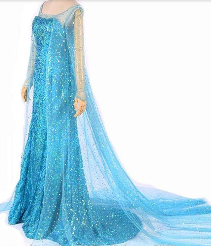 vestido da elsa adulto