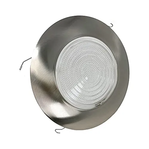 6 Pulgadas Ajuste Ducha De Metal Níquel Satinado Vidri...