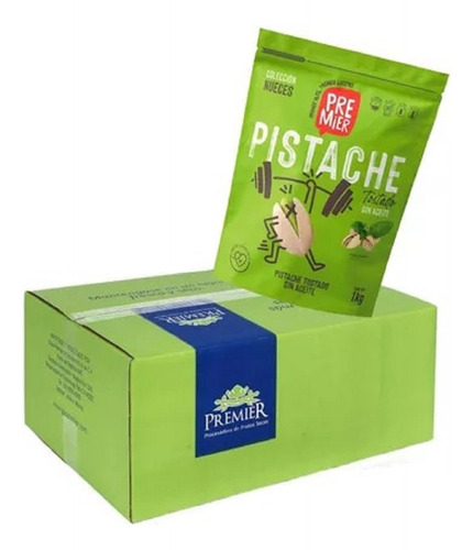 Pistache Con Cáscara Premier Snacks Saludables Caja Con 10kg