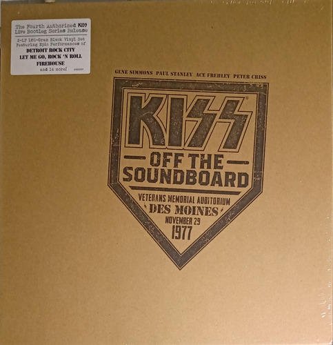 Kiss - Off The Soundboard / Des Moines