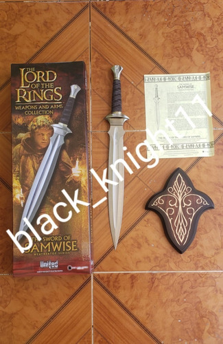 Espada De Samwaise Edicion Limitada Numerada United Cutlery