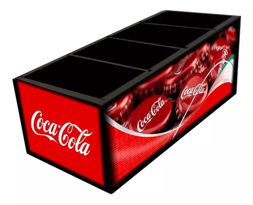 Caminhão Baú Coca Cola Madeira E Plastico Brinquedo 26x70cm