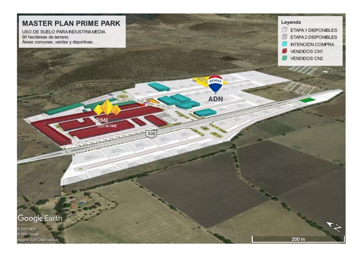 Terreno Industrial En Venta Parque Industrial Prime Park Que