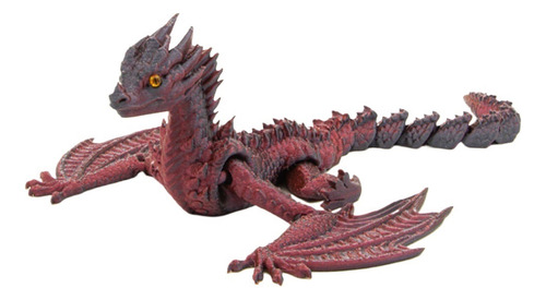 Modelo De Dragón Occidental Impreso En 3d