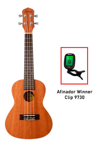 Ukulele Kalani Concert Tribes Kal220cs + Bag E Afinador