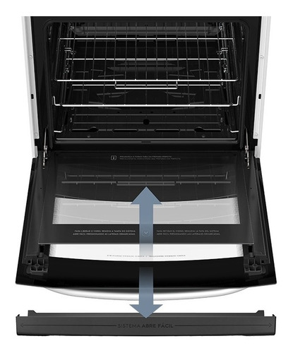 Imagen 3 de 6 de Cocina Electrolux Doble Horno 56 Deb