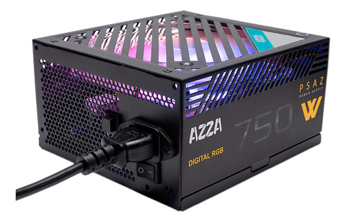 Fuente Para Pc Azza 750w Atx 80 Plus Bronze Argb Tranza