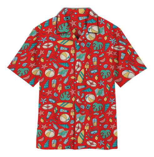 Camisa Verano Hawaiana Unisex Moda Verano