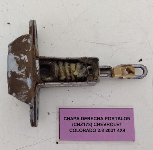 Chapa Derecha Portalón Chevrolet Colorado 2.8 2021 