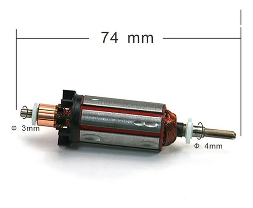 1 Rotor De Motor P/pieza De Mano Strong 102 & 102l & 105l
