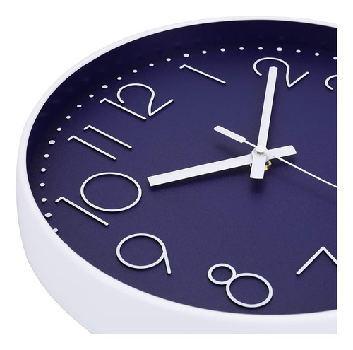 Relojes Pared Grandede 12 Pulgadas,sin Tictac,adecuados Para Sala De Estar, Comedor, Dormitorio, Aula Escolar