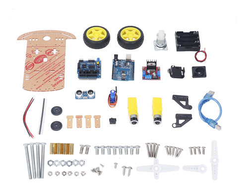 Kit De Chasis De Coche Robot Inteligente, Desarrollo Program