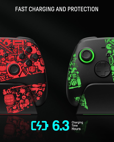 Controlador Switch Pro Palpow Luminex Com Base De Carregamen