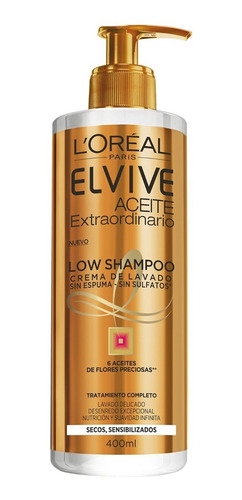 Crema Limpieza Óleo Extraordinario Elvive Loreal Paris 400ml